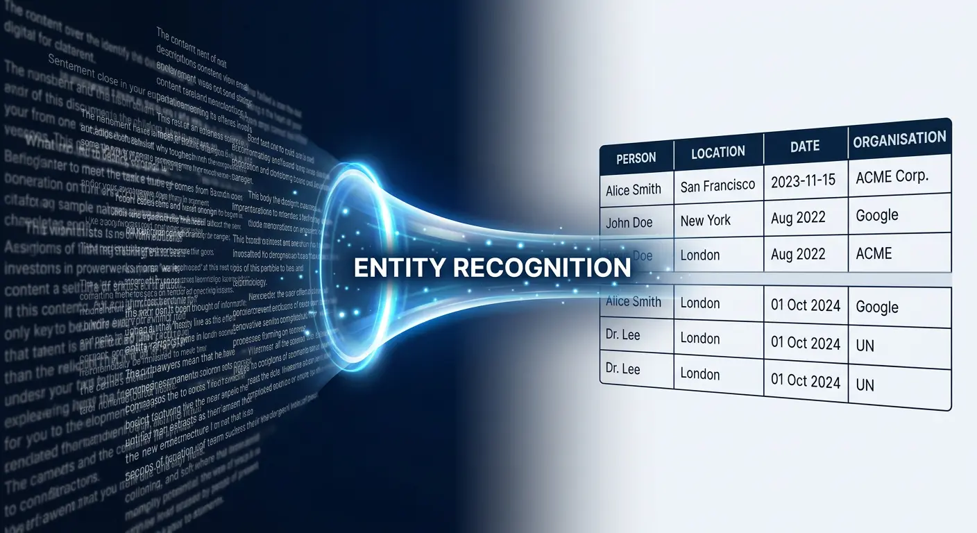 Entity Recognition (NER)